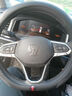 WRC汽车方向盘套四季通用皮拼翻毛皮适用奥迪宝马大众丰田带回位环标 D型皮拼翻毛皮黑灰色 实拍图