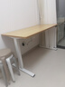 乐歌（Loctek）【热卖】电动智能升降电脑桌办公直播桌学习书桌小户型家用E2S 1.4米原木色桌板+白腿 实拍图