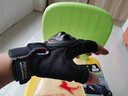 PRO-BIKER摩托车手套夏季透气骑士机车手套防摔男女触屏赛车手套电动车手套 04C黑色半指 L 实拍图
