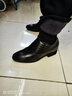 高哥增高鞋男士隐形内增高8cm商务正装皮鞋韩版牛皮结婚新款套脚鞋子 GZ8829045黑色8CM 40 【码偏小 脚宽建议选大一码】 实拍图