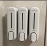 英特汉莎（interhasa!）双头皂液器壁挂式洗手液盒挂壁器酒店浴室沐浴露盒子分装瓶按压器 实拍图