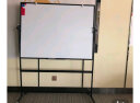 AUCS 移动白板支架式黑板120*90cm 双面写字板家用办公室教学会议室磁性培训大白班看板教室用带支架 晒单实拍图