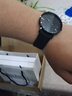 BenKen学生手表男超薄防水石英表男士高中生考试青少年中学生简约 黑壳*黑面-黑牛皮带 可刻字贺卡 实拍图
