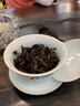 唯古 青瓷三才盖碗茶杯单个青花瓷陶瓷大号古代敬茶沏茶泡茶杯功夫茶具三炮台小清新 青荷盖碗--大号（满杯200ml） 实拍图