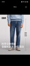 森马森柔牛仔|牛仔裤男冬季长裤复古做旧宽松直筒裤109724124103 实拍图
