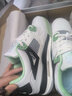 佐馆气垫篮球鞋秋冬季男女学生老爹鞋加绒加厚情侣板鞋增高厚底运动鞋 9001白绿 42 实拍图