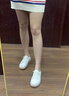 ZHR女鞋板鞋春秋新款休闲鞋平底街拍潮鞋韩版果冻底百搭女鞋子真牛皮 米色（A77） 35 实拍图