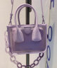 CHARLES&KEITH女包渐变链条手提果冻包斜挎包包女包女士CK2-50781499-1 Lilac浅紫色 M 实拍图