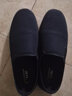 回力官方一脚蹬男鞋冬季保暖加绒棉鞋男老人鞋帆布鞋子男老北京布鞋男 全黑 40 实拍图