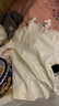 戴维贝拉（DAVE＆BELLA）女童上衣秋装中大童长袖t恤儿童套头衫高领宝宝打底衫秋季服装 奶白色 90 cm（建议身高80-90cm） 实拍图