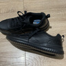 斯凯奇（Skechers）男鞋休闲皮鞋商务通勤黑色工作鞋简约百搭黑色运动板鞋210835 全黑色/BBK 39.5 实拍图