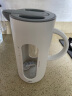 UKA玻璃水壶凉水壶冷水壶耐高温大容量家用泡茶壶开水壶 白色 晒单实拍图