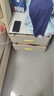实木轻奢床头柜简约现代主卧家用迷你岩板50cm简约储物收纳柜 浅灰色【全实木】双抽 45*40*48cm 实拍图