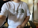 北面（The North Face）【经典款】北面T恤男女情侣款短袖户外透气春季上新|7WAT FN4/白色 M/170（建议拍大一码） 实拍图