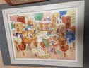 3D-JP现代简约平面塑料挂墙拼图框家居装饰画框相框装裱实色框防水防潮 浅灰白色 常规1200片（65.6*51.8cm） 实拍图