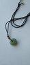 印象眸【可私人定制】和田玉挂绳项链圆珠编绳吊坠配绳 青玉圆珠 实拍图