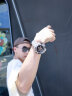 瑞夫泰格（reef  tiger）手表男全自动机械表防水多功能男士大表盘军表RGA3591 白钢黑面 晒单实拍图