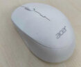 宏碁（acer）鼠标 无线2.4GHz 办公鼠标 type-c充电 对称鼠标 便携鼠标 电脑笔记本鼠标 OMR070 白色 实拍图