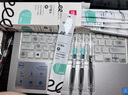 得力刷题笔速干st头按动笔S08F中性笔学生用备考水性笔0.5mm黑色透明考试笔高颜值大容量油墨书写 【3笔+10替芯】双珠小白杆-速干ST头 实拍图