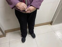 医正康健脚肿脚肥脚受伤康复鞋糖尿病足鞋痛风鞋大脚骨老人宽松加肥浮肿鞋 深灰色 四季款 40 (250mm) 需拍大1码 实拍图