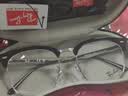 雷朋（RayBan）可配镜光学镜架方形黑框半框近视眼镜框0RX7318D 2000 实拍图