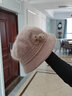 苏木佰奶奶帽子女秋冬针织盆帽老太太毛线帽中老年妈妈保暖帽棉帽年礼物 香芋色【单帽】 均码 （56-58cm） 实拍图
