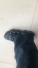 FILA【杨幂同款】官方豌豆鞋女鞋老爹鞋运动鞋冬季新款运动休闲鞋 黑/影黑灰-BD 39 实拍图