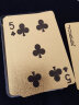 望京扑克塑料扑克牌土豪金 酷炫德州扑克 花切魔术扑克 高颜值飞牌练习牌 实拍图