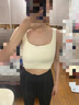 相伊恋人羊羔绒保暖背心25年新款女士带胸垫加绒加厚秋冬季内衣可外穿睡衣 吊带背心-奶白色【短款】 M 码【适合80-105斤】 实拍图