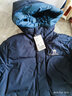骆驼（CAMEL）【麒麟】户外羽绒服鸭绒加厚羽绒衣中长款保暖时尚防风运动外套 A13CAPN114，黑夜蓝/徽章蓝，男 M 实拍图