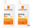 理肤泉（LA ROCHE-POSAY）新版大哥大控油防晒霜清盈高倍SPF50+防水防汗不闷痘男女可用 【黄标无香】防晒霜50ml*2 实拍图
