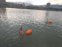 浪姿浪姿跟屁虫游泳包成人加厚双气囊安全储物浮标防水装备冬泳游泳包 双保险包边加固28L【实用型】 实拍图