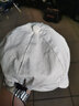 华臣羊帽子女渔夫帽子遮脸春夏季紫外线遮阳帽防晒鸭舌帽显脸小 米白色 可调节 实拍图