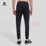 卡尔美（KELME）足球收腿裤男修身针织弹力训练长裤跑步透气运动裤 黑色 L  实拍图
