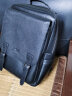 七匹狼背包双肩包男士真皮15.6英寸电脑包旅行背包时尚潮流学生书包 实拍图