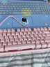 雷柏（Rapoo） V500PRO粉色版 机械键盘 有线键盘 游戏键盘 104键单光键盘 吃鸡键盘 女生键盘 茶轴 实拍图
