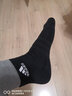 adidas 阿迪达斯袜子男袜女袜 2024新款棉袜运动三双装吸汗透气篮球袜 黑色白色灰色 IC1281 3双装 39-42码 实拍图