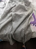 小允星抽绳运动裤女春夏新款学生裤子宽松显瘦阔腿休闲裤抽绳百搭卫裤 浅灰 抽绳款 常规款 M 适合101-110斤 实拍图