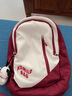 匡睿书包女高中大学生美式复古大容量双肩包韩版潮流初中生背包旅行 酒红色 实拍图