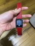 istrap苹果手表表带真皮爱马仕同款牛皮适用apple watch表带S10/9/8/7/6/5/SE男女士iWatch ultra2手表带 红色表带丨黑色配件 38MM【适用iWatch1/2/3 实拍图