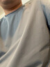 罗蒙（ROMON）冰丝感短袖T恤男士2024夏运动速干衣弹力透气打底衫男01BS灰色XL 晒单实拍图