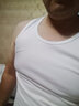 SexeMara 【2件装】新款圆领男士莫代尔背心夏季冰丝透气健身紧身跨栏无袖运动潮 黑色+白色 4XL 170-190斤 实拍图