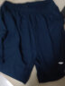 李宁（LI-NING）短裤男运动裤夏季男士冰丝速干凉爽透气健身五分裤男裤沙滩裤一件 蓝色（口袋拉链） 3XL(190/92A) 实拍图
