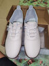 NLPN真皮牛筋底妈妈鞋软底软面防滑小皮鞋一脚蹬豆豆单鞋老北京布鞋女 米色 40 实拍图