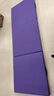 艾舞戈仰卧起坐垫子折叠海绵垫学生中考专用体育体操垫儿童舞蹈练功垫子 紫罗兰【三折式】 实拍图