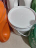 佳叶加厚PP塑料桶食品级包装桶甜面酱料腌菜桶密封水桶冰粉小水桶胶桶 3L（可装水6斤） 白色1个 实拍图