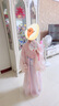 奥蒙威（AOMENGWEI）女童汉服连衣裙儿童大袖衫古装两件套幼儿园中秋齐胸襦裙MH-B7544 粉色 140 实拍图
