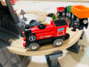 Hape火车轨道玩具 多功能木质火车玩具积木拼装套装3-6岁男女儿童玩具 E8458火车轨道隧道穿山套装 实拍图