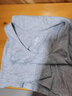 宜而爽宜而爽背心男士100%纯棉休闲纯色夏季白色短袖男 3件装麻灰 M/165 实拍图