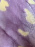 特丝格斯（TSGS）睡衣女冬季加厚套装珊瑚绒三层夹棉衣加绒加大码法兰绒保暖家居服 2103紫色 L-（三层加厚夹棉） 实拍图